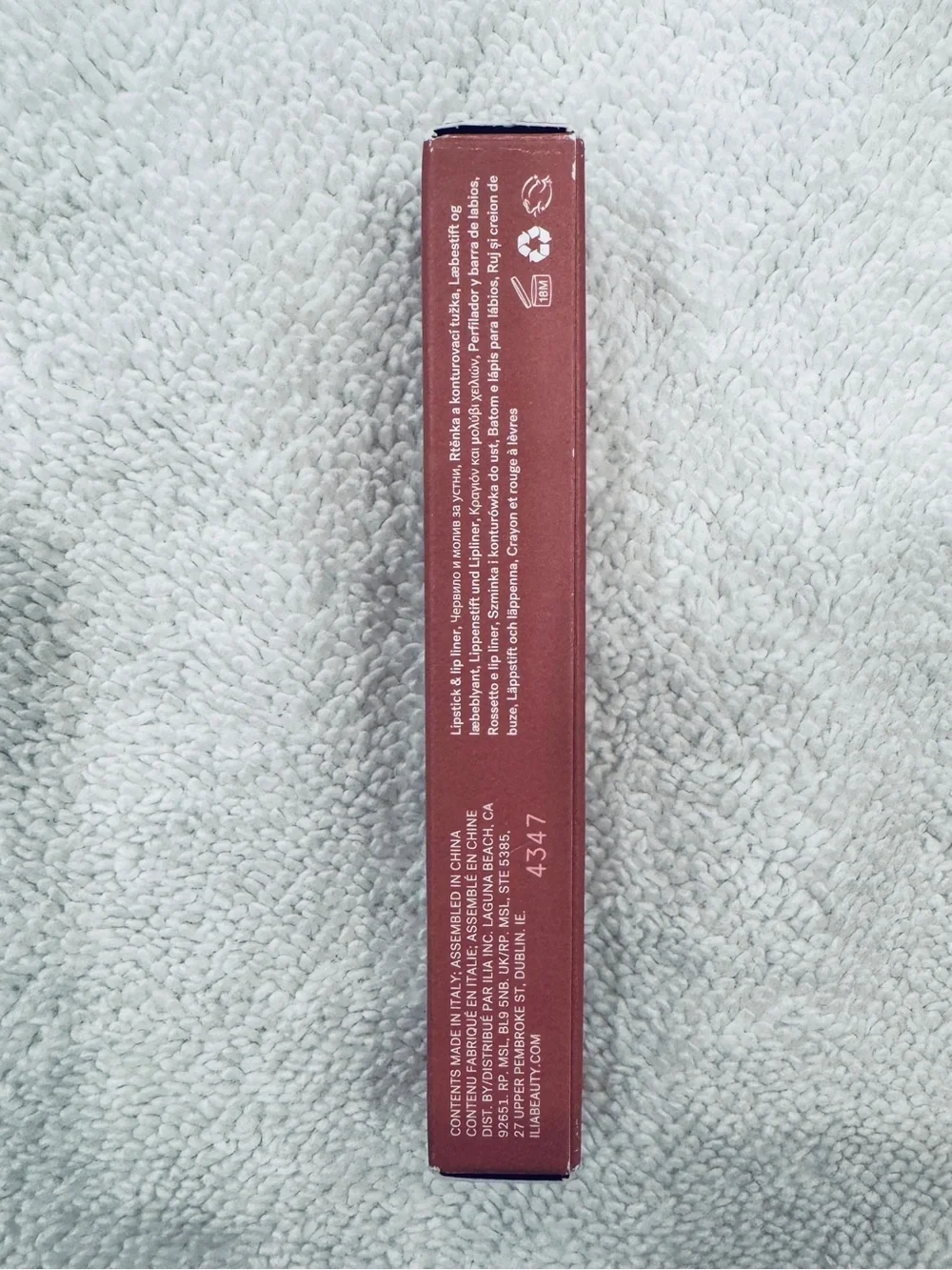 ILIA LIP SKETCH HYDRATING CRAYON MINI in GENRE 1.2G BRAND NEW IN BOX